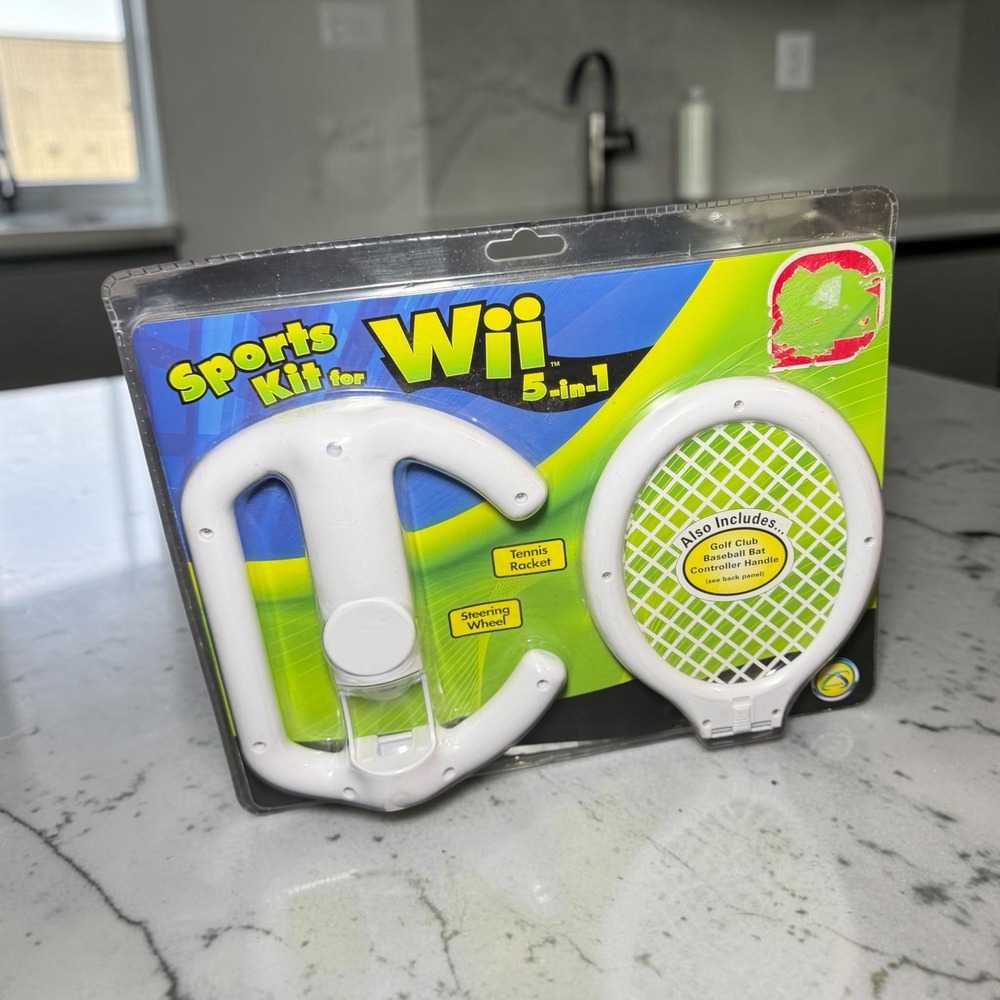 Symtek Sports Kit for Wii 5-in-1 NIB 5pc Accessory Set WSP401
